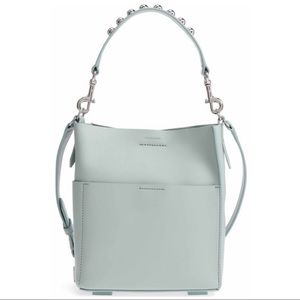 All Saints Mini Suzi North/South Leather Tote